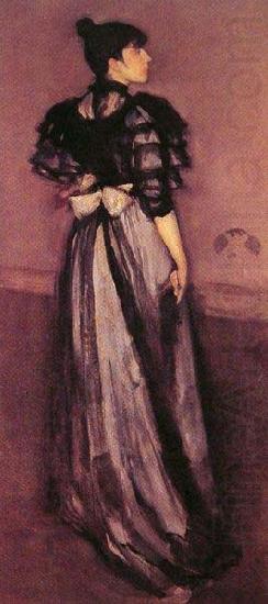 James Abbott Mcneill Whistler Mother of pearl and silver china oil painting image